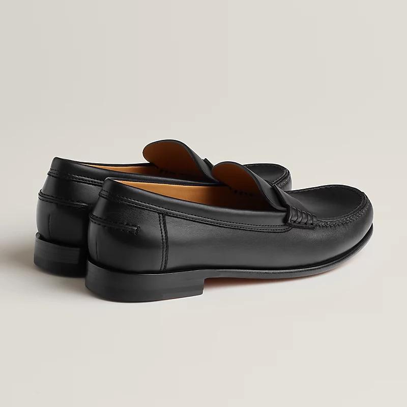 Giày Hermes Kennedy Loafer Nữ Đen